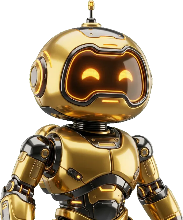 Robô dourado da NEXUS