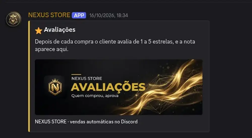 Avaliações de clientes enviadas após a compra